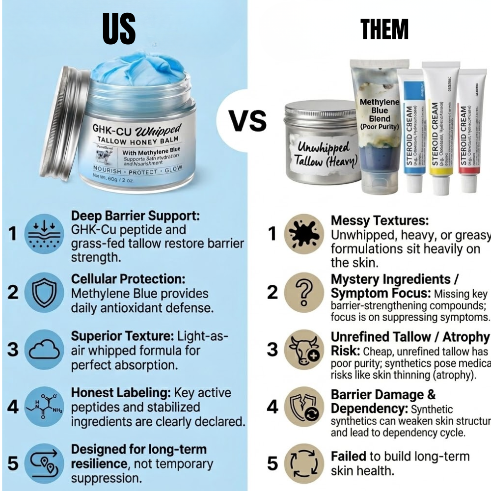 DermaBond | GHK-Cu Methelyne Blue Beef Tallow Balm